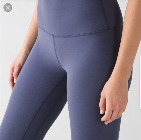lululemon athletica Pants - Lululemon align rare greyvy grey crop sz 2